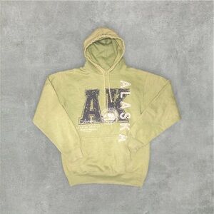 Salt creek lime green graphic hoodie streetwear casualwear